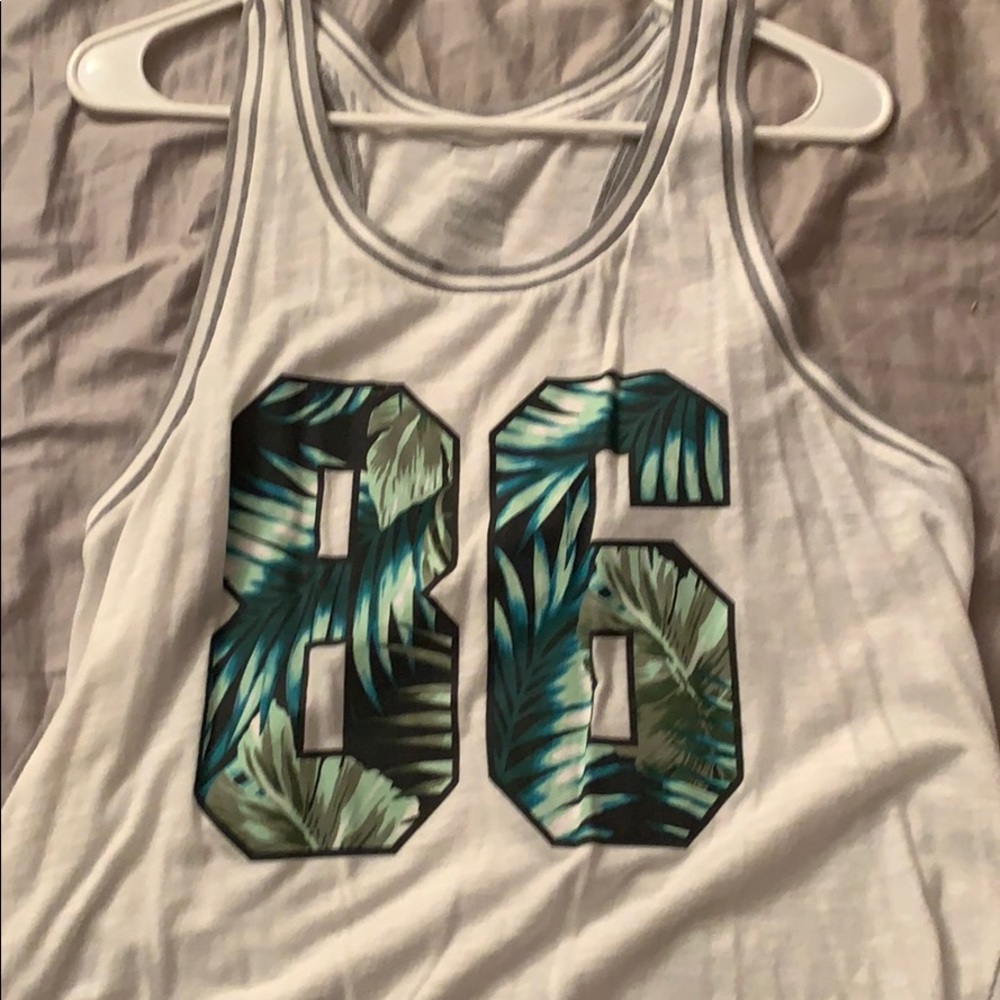 Pink Nation workout tank top